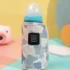 1 Set Useful Smooth Zipper Travel Bottle Warmer Waterproof Indoor Outdoor Winter Infant Bottle Heater 3 5