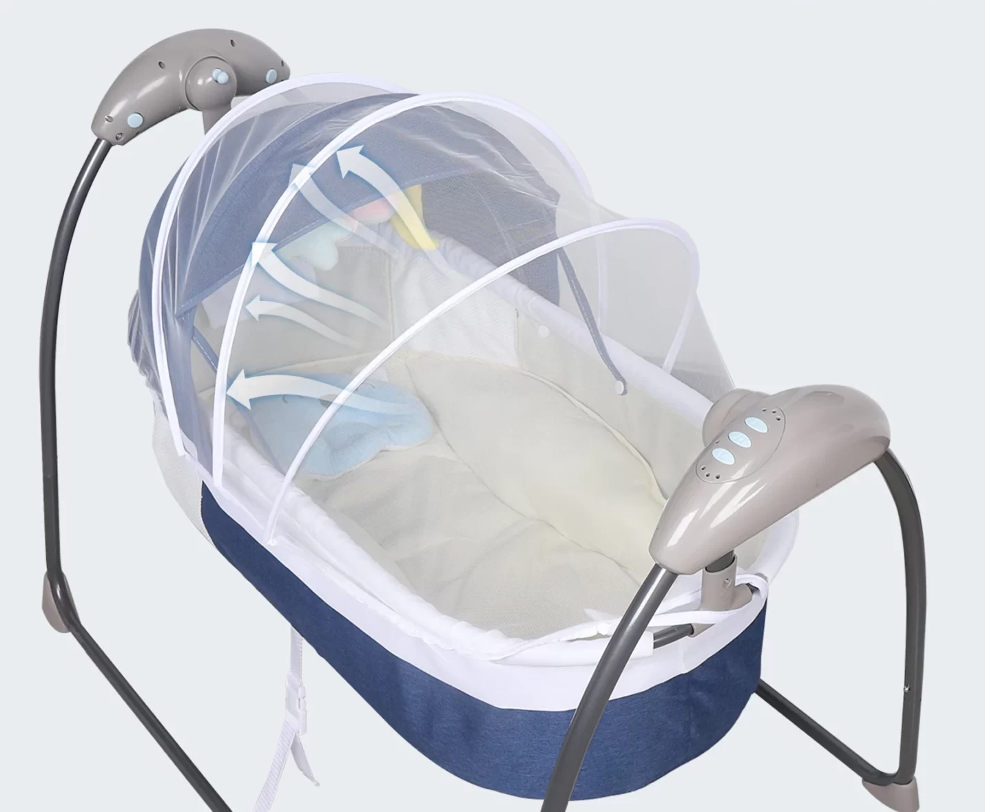 Baby-Cot-3-Speed-Auto-Swing-Electric-Baby-Swing-Baby-Bouncer-Baby-Lounger-Cradle-up-to-2