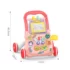 Baby Walker Early Educational Learning Walking Pushing Wheel Activity Musical Drag Car Toy For Infant 0 5