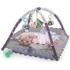 Tapete de Atividades Bebe com brinquedos coloridos, ideal para o desenvolvimento sensorial e motor