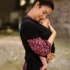 Cotton Baby Wrap Carrier Newborn to Toddler Stretchy Cotton Travel Baby Wrap Carrier Baby Sling 0 1