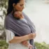 Cotton Baby Wrap Carrier Newborn to Toddler Stretchy Cotton Travel Baby Wrap Carrier Baby Sling 0 5