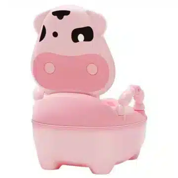 Bacio Bebe Ergonômico para crianças com base antiderrapante e recipiente para urina removível.