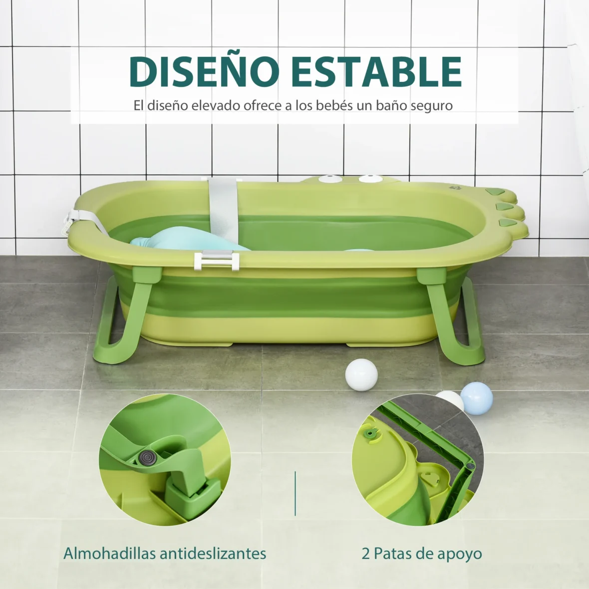 kf-H5ecf596be2e4402483350195df14ca78t-HOMCOM-Folding-Baby-Bathtub-for-Newborn-3-Years-50-Liters-with-Comfortable-Cushion-and-Folding-Legs