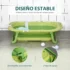 kf H5ecf596be2e4402483350195df14ca78t HOMCOM Folding Baby Bathtub for Newborn 3 Years 50 Liters with Comfortable Cushion and Folding Legs