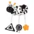kf S1e1bd6f3007d4f01b9eb293137dd4b86j New Black And White Baby Bed Hanging Toy Hanging Spiral Rattle Cart Pendant Interactive Early Education