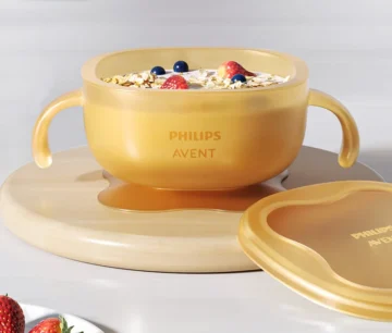 tigela de alimentação infantil Philips Avent com sucção