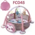 kf Sd1b986a1b89d49ce9b5f23d79d976d901 Baby Play Mat Fence Fitness Frame Crawling Blanket Crawling Mat with Cloth Book Infant Rug Enlightenment