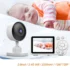 kf Se4ac30e5ffc744eebd20b335b829ac58q 2 4G Video Baby Monitor Wireless 2 8 Inches 2 Way Audio Night Vision Temperature Detection