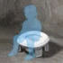 kf Sf78c637b333244978fbb6b832c099ed1E 3 in 1 Travel Toilet Seat Foldable Blue Children Potty With Bags Baby Pot Portable Silicone